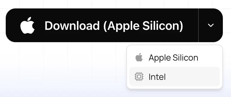Download architecture selector